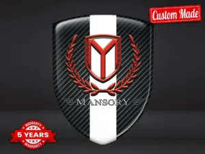 Mansory Emblemi Auto su Misura Stile Max Durevoli Pro Edizione